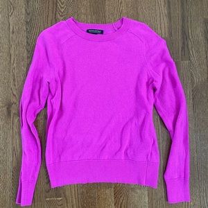 J Crew Pink Cashmere Sweater